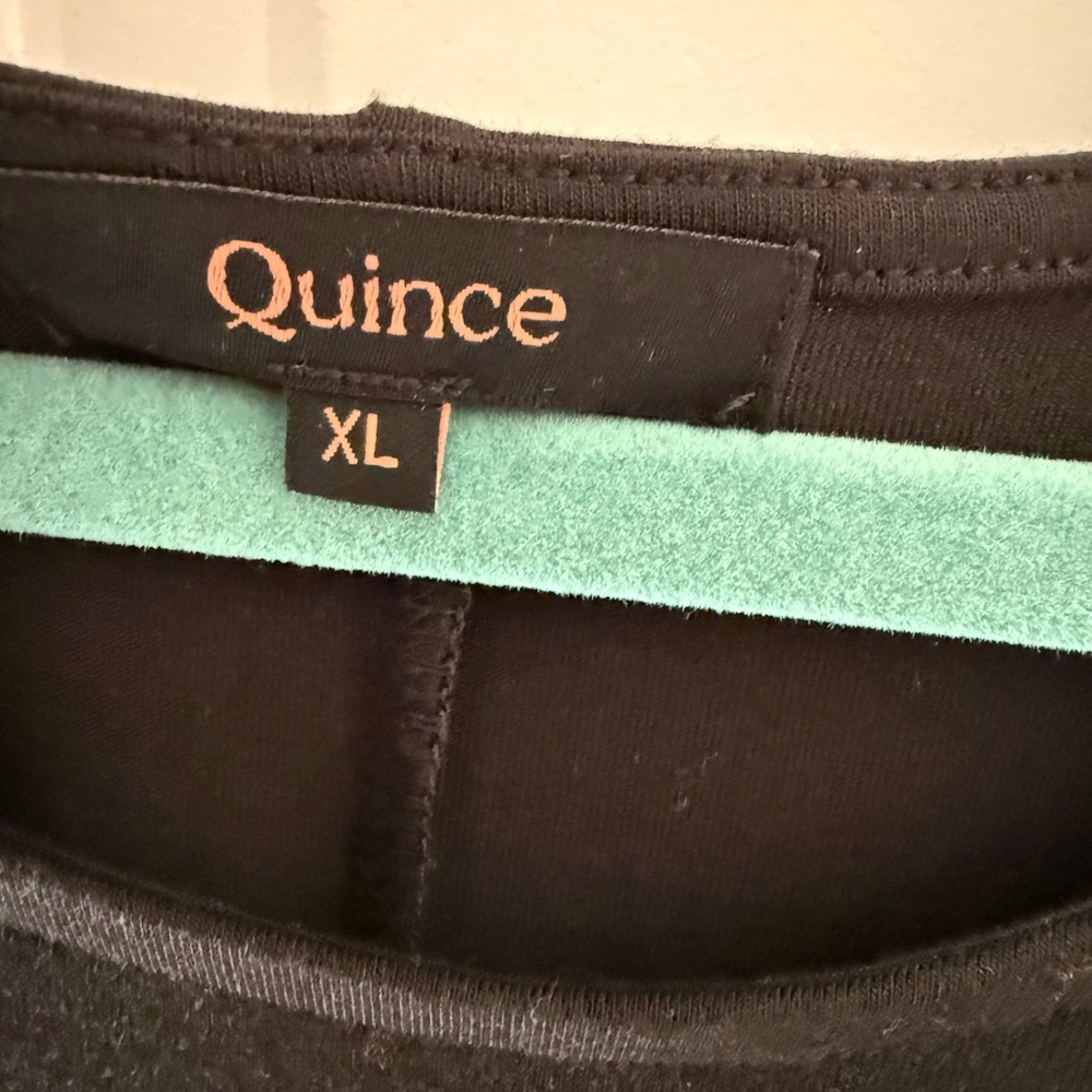 NWOT Quince black Tencel Modal sleeveless mini swing dress size XL - Picture 4 of 5